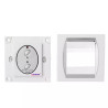 Interruptor de parede sem fio 2 canais 230V com controlo remoto ACTii AC9514