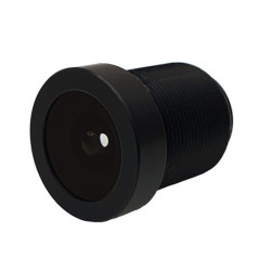 M12 S-MOUNT 2,5mm 3MP stiklinis objektyvas pramoninėms CCTV plokštinėms kameroms 130st ACTii AC2520
