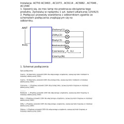 Interruptor sense fils de 4 canals 230V amb 2 comandaments relé de quatre canals ACTii AC7046