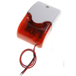Segnalatore esterno 4 LED sirena di allarme e segnalatore luminoso 110dB ACTii AC1034
