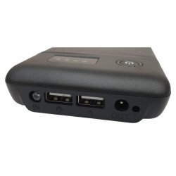 Bateria Reserva 3.6V 5V 6V 9V 12V 5500mAh Li-Ion UPS para Câmeras IP Roteadores Modems Gravadores USB PowerBank ACTii AC6367