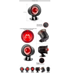 Sistema d'alarma sense fil amb sensor de moviment PIR sensor de portes finestres sirena externa 110dB i comandament timbre ACTii
