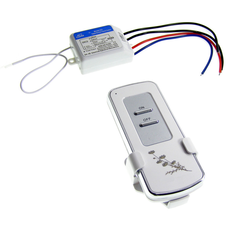 Interruttore Wireless 1 Canale 230V con Telecomando ACTii AC3463