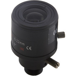 M12 S-MOUNT ZOOM-objektiv 6mm-22mm 25-7gr 5MP manuel blænde til pladekameraer ACTii AC8298