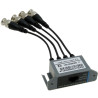Video Transformer over Twisted Pair 4 Channels CCTV Industrial Cameras UTP RJ45 Network Cable ACTii AC2051