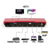 Matriz Comutadora HDMI 4x2 3D EDID HDCP 4K Ultra HD 3840x2160 Dolby AC3 DTS5.1 DTS7.1 DVI + comando ACTii AC4039