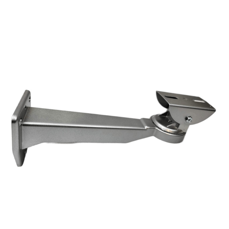 תושבת אלומיניום גדולה למצלמות אבטחה ומארזים 280 מ"מ - צבע כסף ACTii AC8024