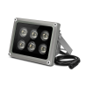 Refletor, Iluminador infravermelho 6x LEDs ARRAY IR 40m 90 graus, Externo, para câmaras de segurança CCTV ACTii AC9137