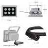 Reflector, iluminator infraroșu 6x LED-uri ARRAY IR 40m 90 grade, Exterior, pentru camere de supraveghere CCTV ACTii AC9137