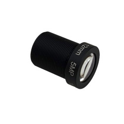 Аб'ектыў M12 S-MOUNT 12mm 5MP Мегапіксельны ІЧ-фільтр для прамысловых шкляных CCTV камер ACTii AC1999