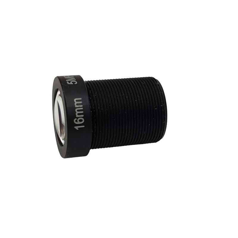 M12 S-MOUNT 16mm 5MP IR滤镜工业板载高清IP AHD安防监控镜头 ACTii AC3490