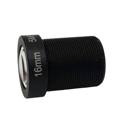 M12 S-MOUNT 16mm 5MP IR Lens for HD IP AHD Board Industrial Cameras Long Distance Zoom ACTii AC3490