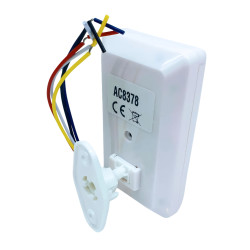 Mini Sensor de Movimento Digital PIR NO NC Relé 3A Detector Infravermelho Sistema de Alarme Com Fio ACTii AC8378