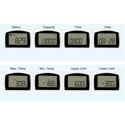 Digital USB Temperature Data Logger with Probe 16000 Points Alarm Email Notification PDF Report Monitoring ACTii AC5450