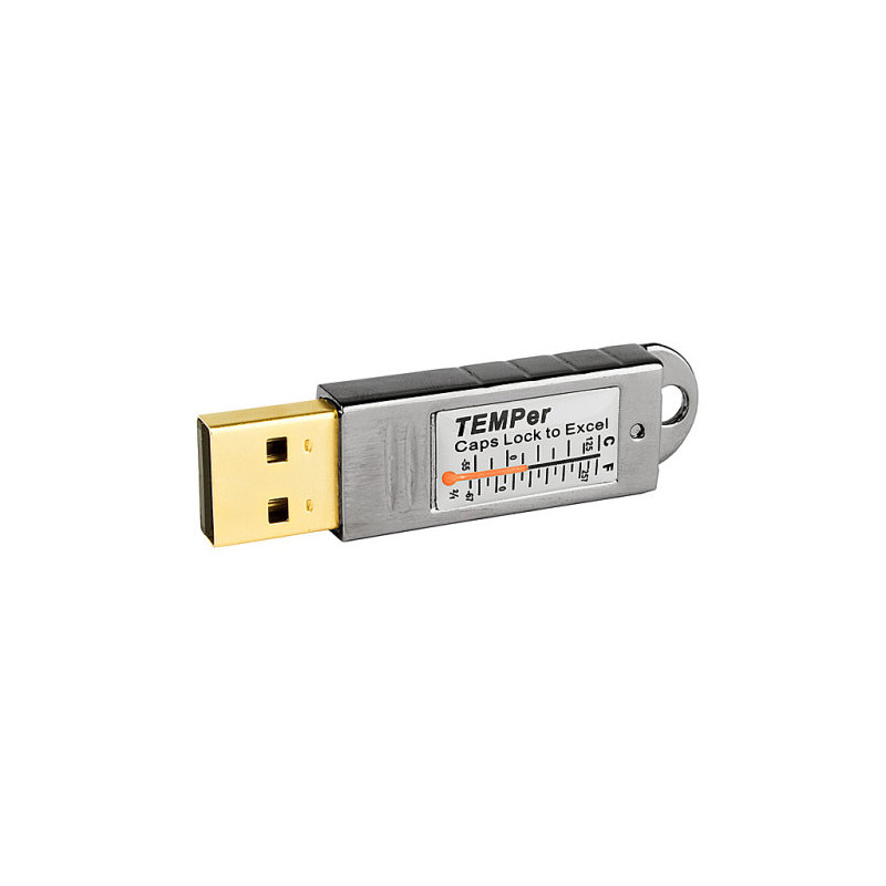 USB PC Thermometer Temperature Sensor with Alarm for Windows 7 8 10 Excel Email Skype ACTii AC1076