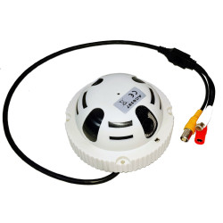 מצלמה נסתרת בתוך גלאי עשן AHD TVI CVI CVBS PAL 1080p CMOS עם מיקרופון ACTii AC6397
