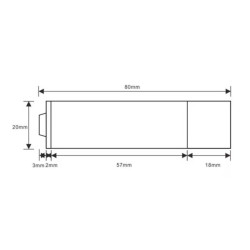 Mini Câmera IP Bullet 3Mpix 2304x1296 Lente 3,6mm ONVIF FTP CLOUD e-mail Carro Ônibus ACTii AC8816