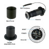 Схаваная IP WIFI камера дзвярное вочка 2MP 1080p H.265 Tuya Smart Life SD-карта ACTii AC4306