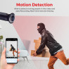Схаваная IP WIFI камера дзвярное вочка 2MP 1080p H.265 Tuya Smart Life SD-карта ACTii AC4306