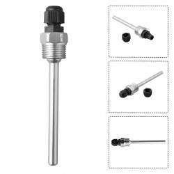 Teacă Senzor Temperatură Manșon Termometru 100mm Oțel Inoxidabil 304 Filet 1/2 ACTii AC2294