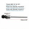 Temperaturgivarskydd Termometerhylsa 100mm Rostfritt Stål 304 Gänga 1/2 ACTii AC2294