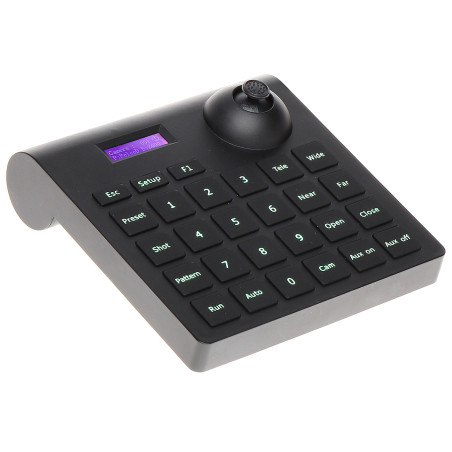 Mini Teclado de Controle RS-485 3D PTZ para Câmeras CFTV Joystick LCD Controlador Moto Zoom Pelco Dahua Hik ACTii AC4322