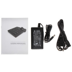 Mini tastiera di controllo RS-485 3D PTZ per telecamere CCTV joystick display LCD controller Moto Zoom Pelco Dahua Hik ACTii AC4