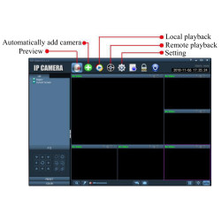 Kamera IP Kopułkowa Obrotowa WiFi Moto Zoom 5x 1080p Sony Przetwornik Zewnętrzna Audio Karta SD Monitoring PTZ ACTii AC9821