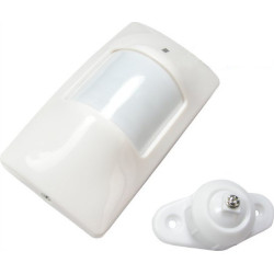 Sistema de alarma cableado con dos mandos y detector de movimiento PIR para casa y garaje ACTii AC2190