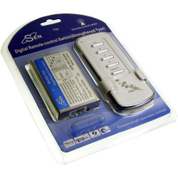 Interruptor Liga Desliga de Luz sem Fio 4 Canais 230V com Controle Remoto ACTii AC1560