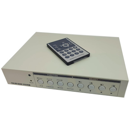 Dzielnik Obrazu QUAD na 4 kamery CCTV AHD TVI CVBS HDMI 1080p VGA Splitter Video Procesor Obrazu Pilot ACTii AC6466