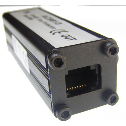 อุปกรณ์ป้องกันไฟกระชาก RJ45 UTP LAN Ethernet 100Mbps อุปกรณ์ป้องกันฟ้าผ่า ACTii AC9913