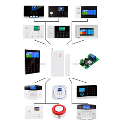 Sensore magnetico wireless per porte e finestre 433MHz ACTii AC1796