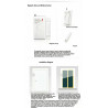 Sensore magnetico wireless per porte e finestre 433MHz ACTii AC1796