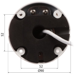 4K UHD 8.3 Mpx IP Camera 6mm IR 60m Metal IP67 P2P BitVision APTI APTI-AI802C6-60W