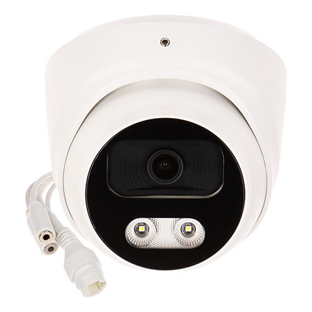 Full-Color 8.3 Mpx 4K UHD 2.8 mm LED 25m IVS WDR IP67 金属半球型 PoE 网络摄像机 APTI APTI-AI805VA2-28W-L