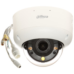 4MP Full-Color LED Motozoom Dome IP Camera IK10 IP67 WDR IVS Microphone Speaker DAHUA IPC-HDBW5449R1-ZE-LE