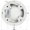 5Mpx 2.8mm IP 穹顶摄像机室外 IR30m WDR PoE IP67 闭路电视专业安防监控系统 DAHUA IPC-HDW1530T-0280B-S