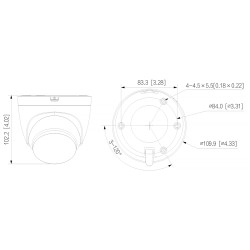 מצלמת IP אלחוטית 5MP Smart Dual Light IR LED 30m 2.8mm IP67 עם מיקרופון וחריץ SD DAHUA IPC-HDW1539DA-SAW-IL-0280B