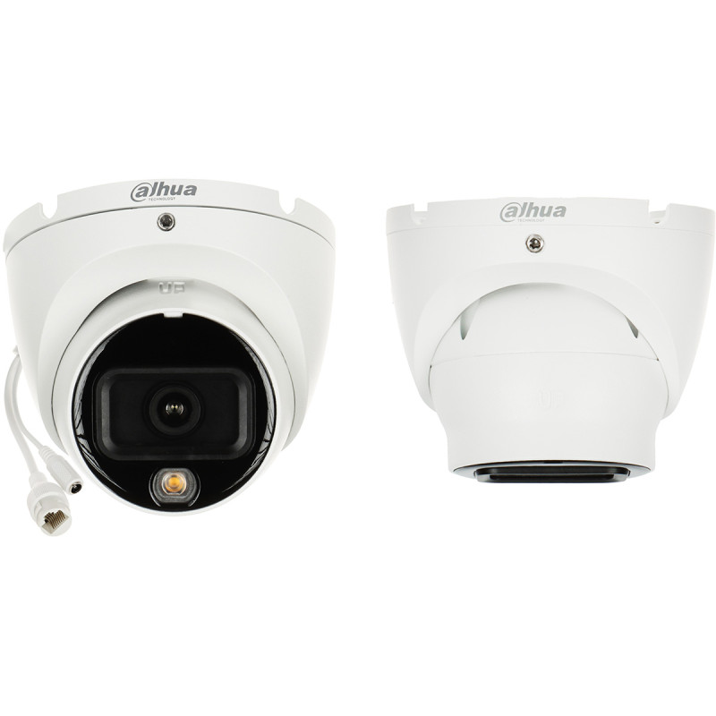 Smart Dual Light IP摄像机 8.3 Mpx 4K UHD 2.8 mm红外LED IP67音频麦克风室外 DAHUA IPC-HDW1839T-A-IL-0280B-S6