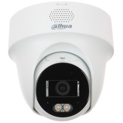Εξωτερική περιστρεφόμενη κάμερα IP Smart Dual Light 4MP 2.8mm ενεργή αποτροπή σειρήνα LED λευκή CCTV παρακολούθηση DAHUA IPC-PT1