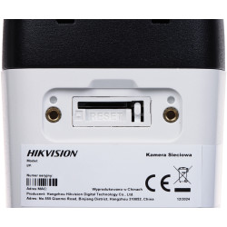 スマートハイブリッドライト搭載 6 Mpx 屋外バレット型IPカメラ IR LED照明 マイク スピーカー PoE SD Hikvision DS-2CD1063G2-LIUF/SL(2.8MM)PL
