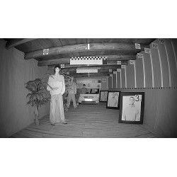 IP-kamera övervakning 3Mpx 1296p objektiv 2.8mm vidvinkel 97gr IR-strålkastare 20m metallhölje Dome PoE ONVIF APTI APTI-304V21-2