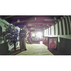 IP-kamera övervakning 3Mpx 1296p objektiv 2.8mm vidvinkel 97gr IR-strålkastare 20m metallhölje Dome PoE ONVIF APTI APTI-304V21-2