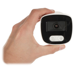 IP тръбна камера 4MP 2.8mm IR 25m с микрофон външна IP67 PoE H.265+ IVS цифров CCTV мониторинг APTI APTI-AI401CA3-28W
