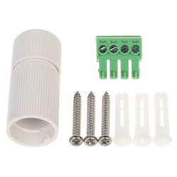 Câmera IP Smart Dual Illumination Active Deterrence 5Mpx 3.6mm com som e luz LED IR APTI APTI-AI508V3IW-36AD