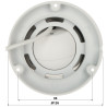IPカメラ 5MPx 2.8mm IR 30m WDR IP67 Audio AI BitVision ONVIF PoE Starvis - 頑丈な金属製ドーム APTI APTI-AI508VA21-28WP