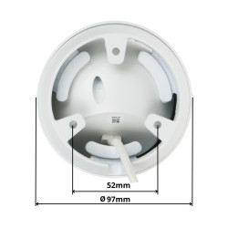 5MP 스마트 하이브리드 라이트 풀컬러 PoE 2.8mm IP67 IR40m LED30m SONY Starvis 마이크 스피커 IP 카메라 APTI APTI-AI509VAS3IL-28W