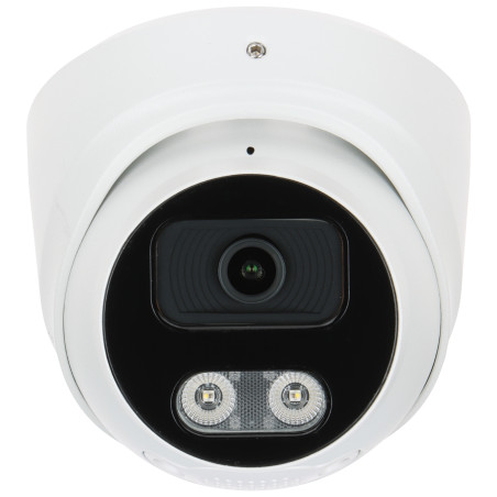 Smart Hybrid Light IPカメラ 8Mpx 4K UHD 2.8mm フルカラー IR 40m LED 30m オーディオ IP67 PoE 人検知 APTI APTI-AI803VAS3IL-28W