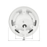 IPカメラ 8Mpx 4K 2.8mm IR 30m WDR H.265+ IP67 金属ドーム型 AI 人物車両検知 マイク内蔵 APTI APTI-AI811VA3IL-28W